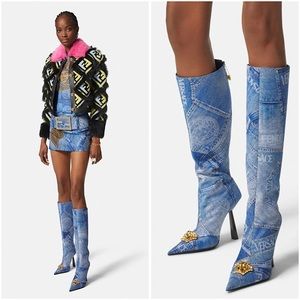 Fendace Fendi Versace boots 38 $2,590